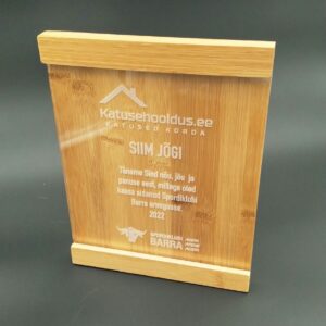 37650 puit-akrüül tänuplaat